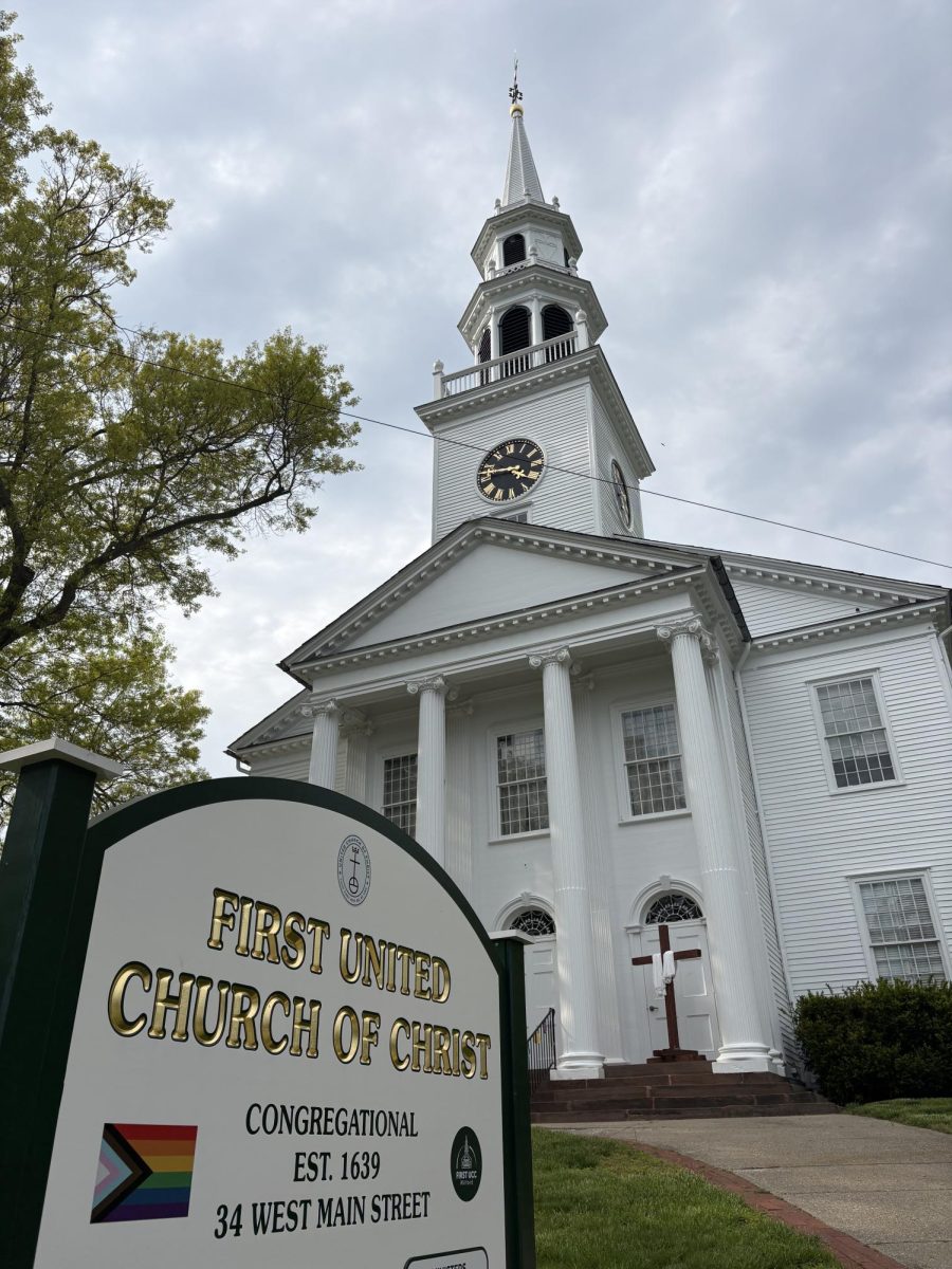 Steeple: The tall steeple of the church stands high in the sky, May 5, 2026. Photo courtesy: John Johnson 