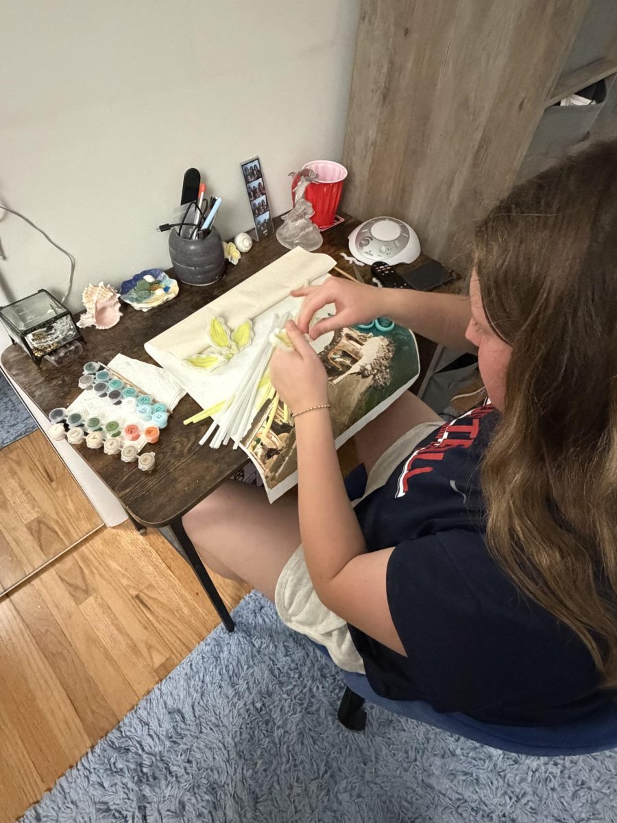 Petal by Petal and twist by twist: Student Brynn Ayres is making flowers to raise money for a trip to Disney World. She had originally planned to go with her grandma, but after her untimely passing, Brynn decided to raise money for the trip as a way to create a lasting memory of her.